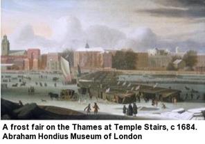 Abraham Hondius: Frost fair on the Thames